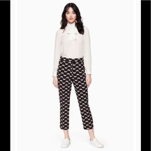 Kate Spade Butterfly Crepe Pants